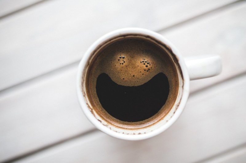 macchie di caffè